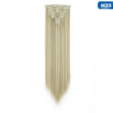 Kunsthaar Clip Extensions Blond Mesch gerade
