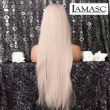Langhaarperücke Blond-Grau 33